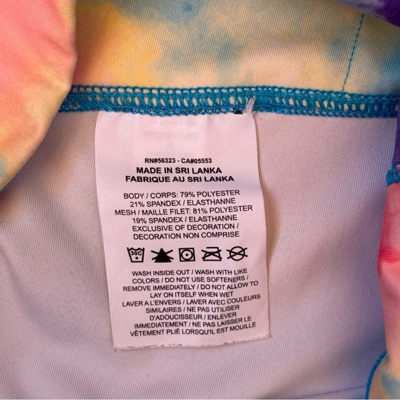 Nike Women’s Training Dri-FIT One Mid-Rise 7/8 Tie Dye Leggings Size Small - Picture 10 of 13